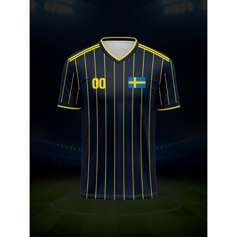 2026 New Style Football Kit for Clubs, Men's Sports Jersey, Short Sleeve V-Neck Top, Team Match Training Wear