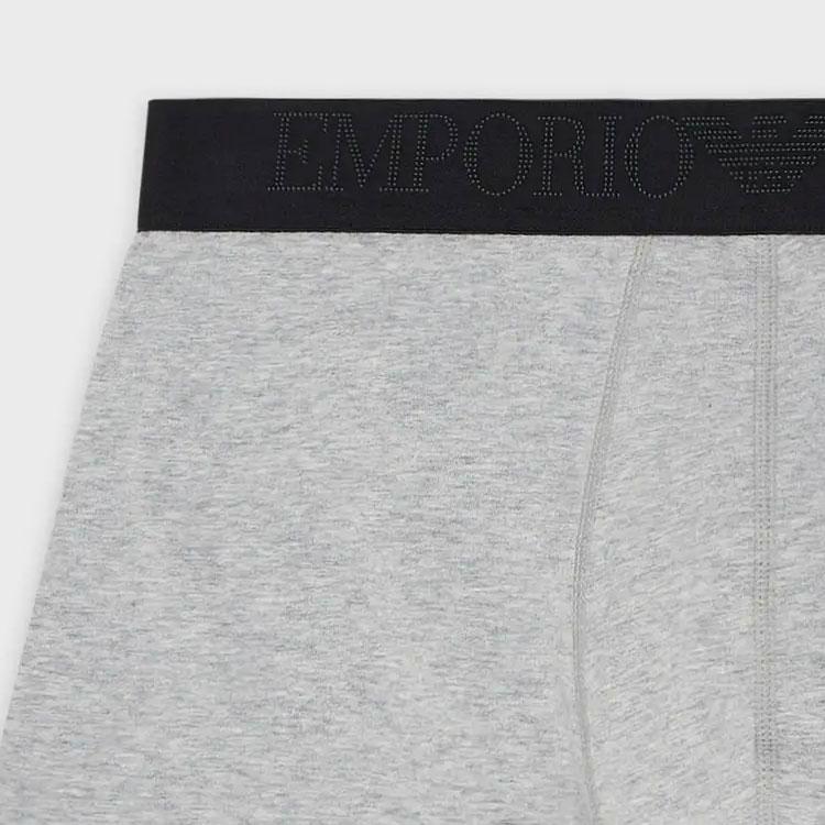 Emporio Armani Logo Letter Pattern Boxer Briefs Men underwear Gray 111776-3F755-00948