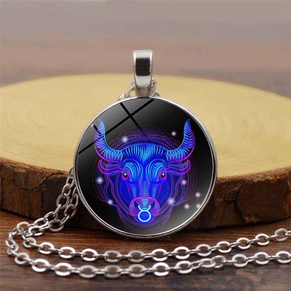 Sign Zodiac Sagittarius Horoscope Accessories For Women Men Decoration Necklace Jewelry Pendant