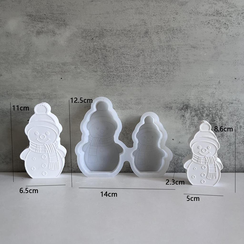 Niedlicher Pinguin Elch Weihnachtsbaum Schneemann Gips Silikonform Handgemacht Duftseife Gipsform Festival Haus Handwerk Dekoration