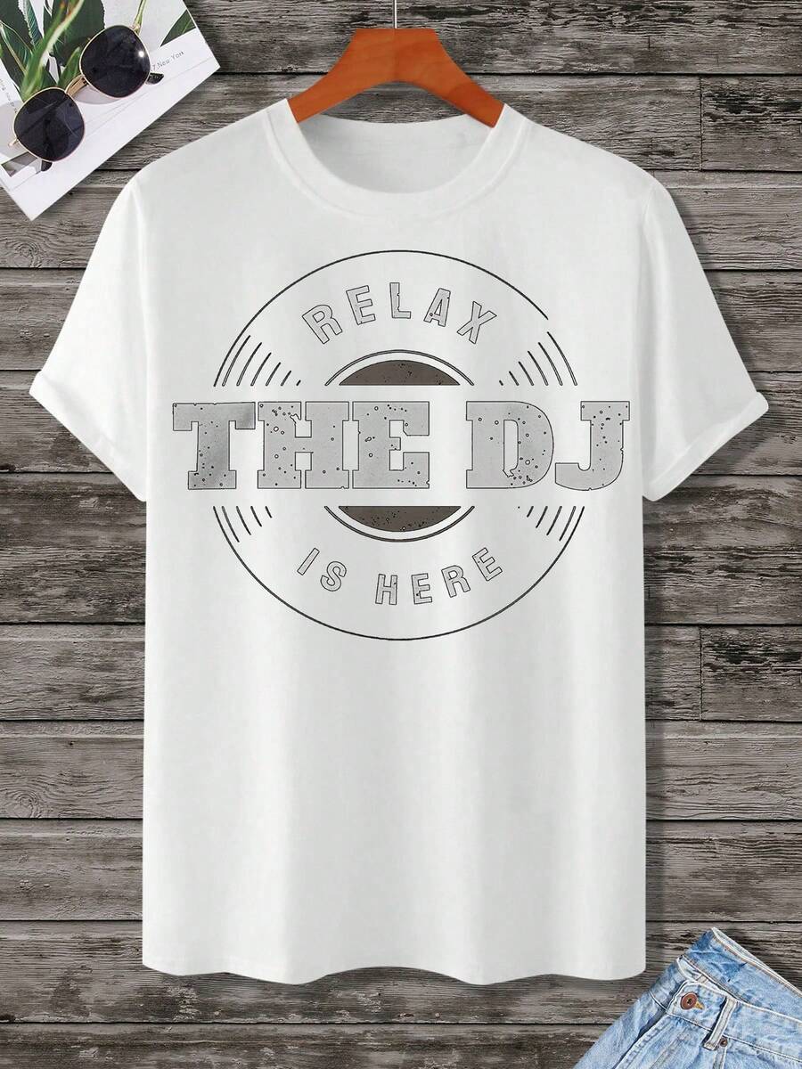 

Relax The Dj Is Here Graphic T Shirt For Unisex S