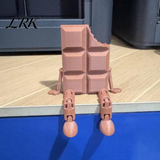 Durable 3D Printed Art Articulated Coffee Cup Figure, Movable Joint Desk Statue, Cute Elegant Home Decor Statue Bean Ornament, Creative Office Decor,