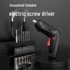 Rechargeable 3.6V Mini Electric Screwdriver & Drill Set with Lithium Battery