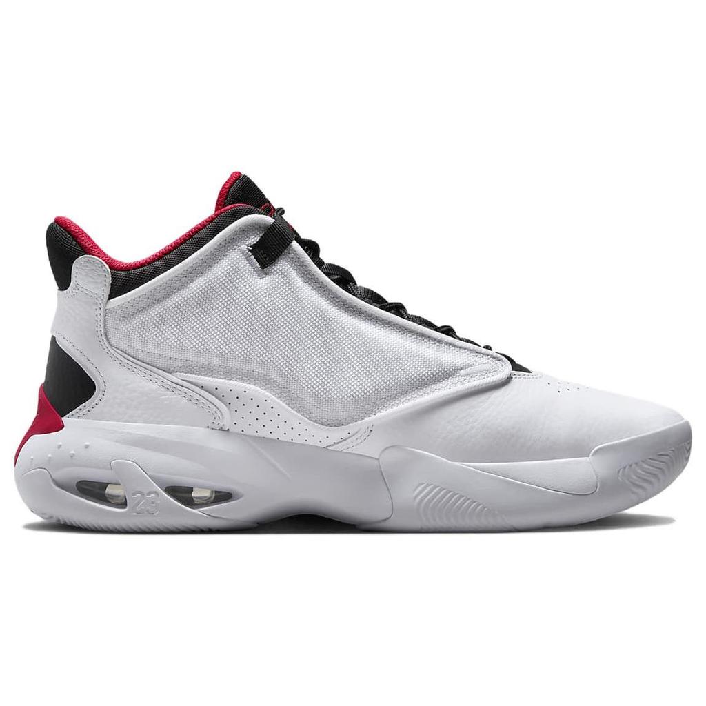 Jordan Max Aura 4 Blanco Negro Rojo Universitario DN3687-160