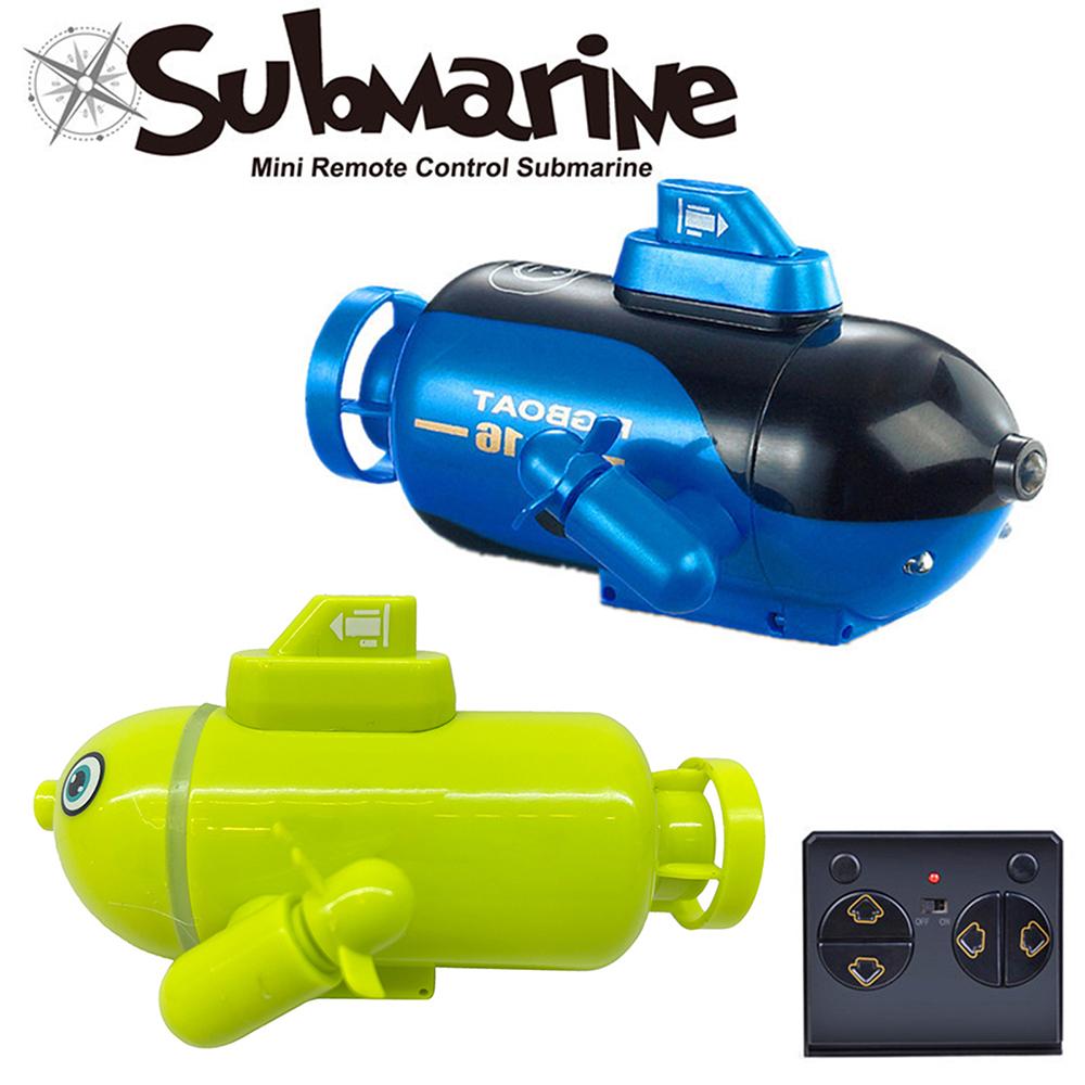 Mini Remote Control Submarine, 4-Channel Remote Control Toy Forward/Diving, Backward/Surfacing, Left Turn, Right Turn