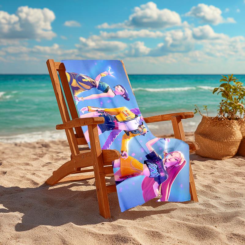 1Pc Superhero Trio Action Beach Towel Quick Dry Multiuse For Beach Pool Gym Yoga Home Travel Christmas Halloween Xmas Gift S1331