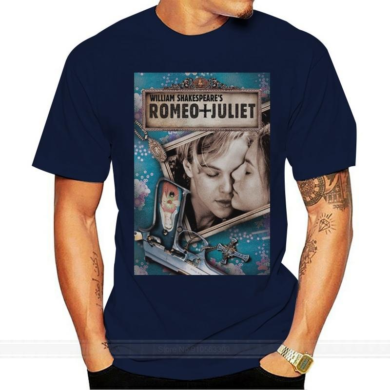 

Cool Romeo Juliet Movie Poster Tshirt Unisex Black Mens T Shirt Street Wear Fashion Tee Shirt S