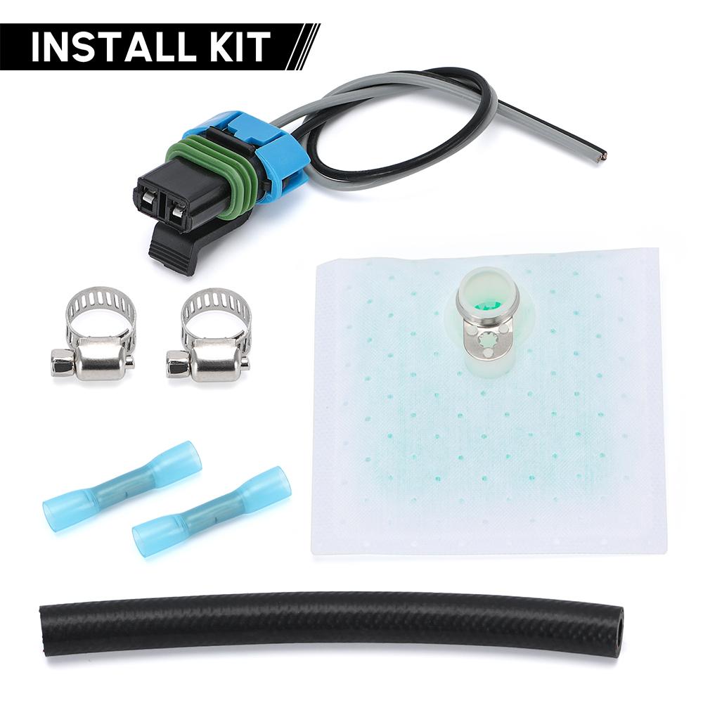 E85 Compatibel Racing Hoge Prestaties interne 450LPH Brandstofpomp Voor Nissan Skyline Subaru WRX F90000267 & Installeren Kit