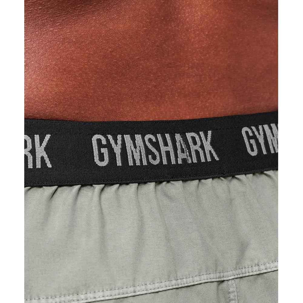 Gymshark Fit Light 7  Shorts Strength Green A2c2t Ecjh