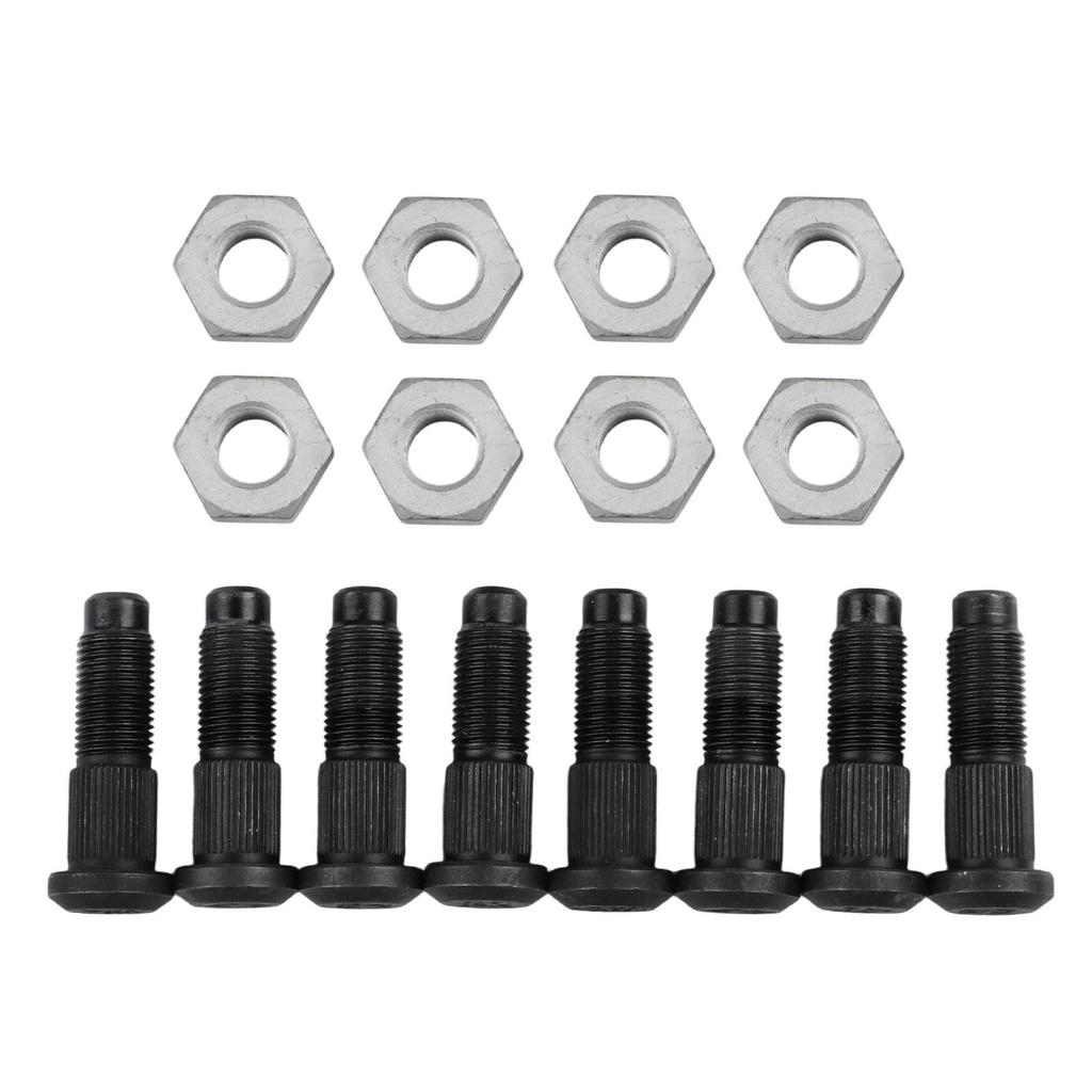 Wheel Bolt Nut Kit 8PCS 6709170 6564669 Compatible with For Bobcat 643 S76 S770 S570 S130 632 Replacement Parts for Equipment
