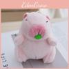 Creative Bubble-blowing Capybara Keychain Plush Toy Soft Adorable Novelty Gift