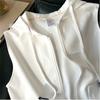 Spring and Autumn Male Vitality  Versatile Simple Jugendstil Sleeveless Hooded Sweatshirt