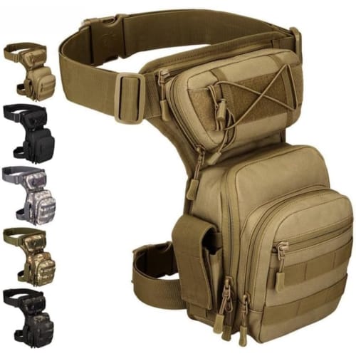 Tactical Leg Bag, Military, Sports, Outdoor, Waterproof, Work Pouch, Multifunctional Leg Pouch, Climbing Pouch, Wear-Resistant, Bicycle Bag, Holster B