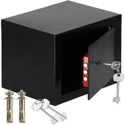 ® Home Safe, Durable High-security Steel Safe, Key Money Storage 17 X 17x 23 Cm