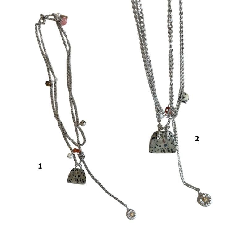Small Bag Pendant Necklace Chain Necklace Small Bag Neck Jewelry Titanium Steel Texture for Women Who Love Details