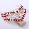 Bridal Rhinestone Crown Alloy Material Luxury Style Wedding Hair Accessory