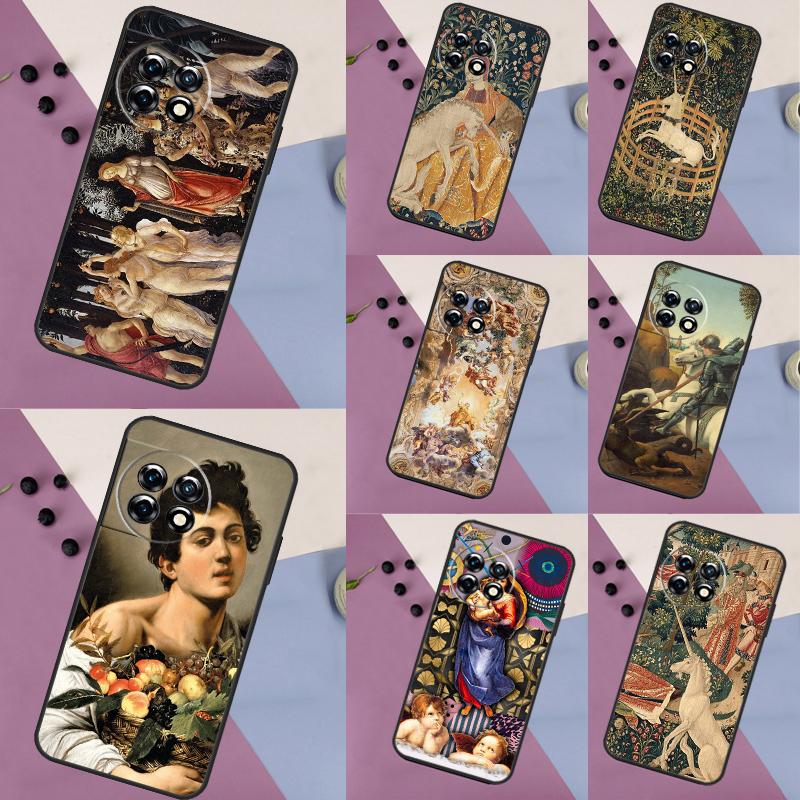 Renaissance Art Painting For OnePlus 11 12 8 9 10 Pro 8T 9R 10R 10T Case For OnePlus Nord 2 2T CE 3 Lite N100 N200