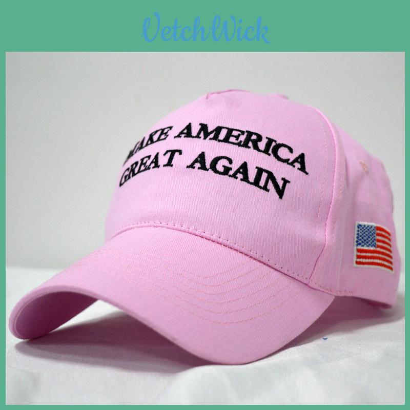 Great Make America Again Hat Donald Trump Us President Republican Cap Pink 2020