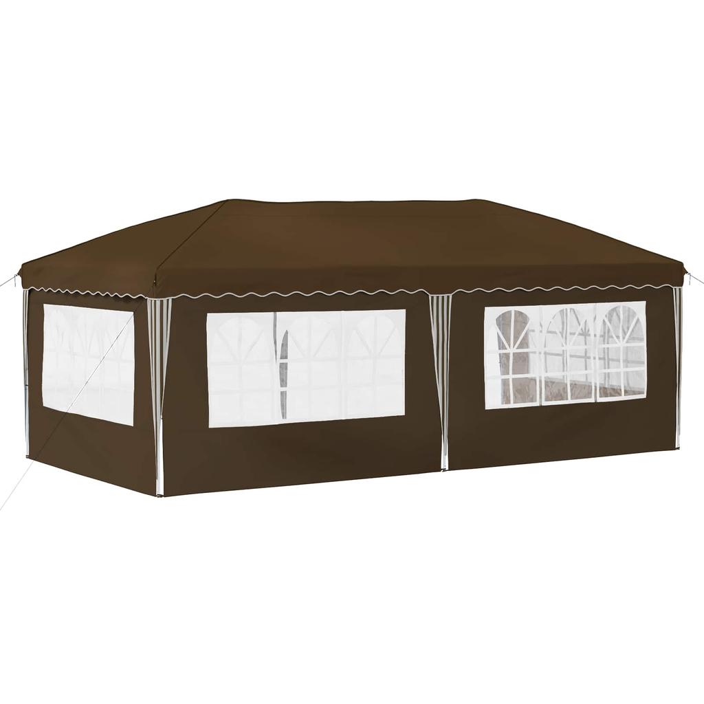 Pop Up Party Tent 575 X 289 X 245 Cm Taupe