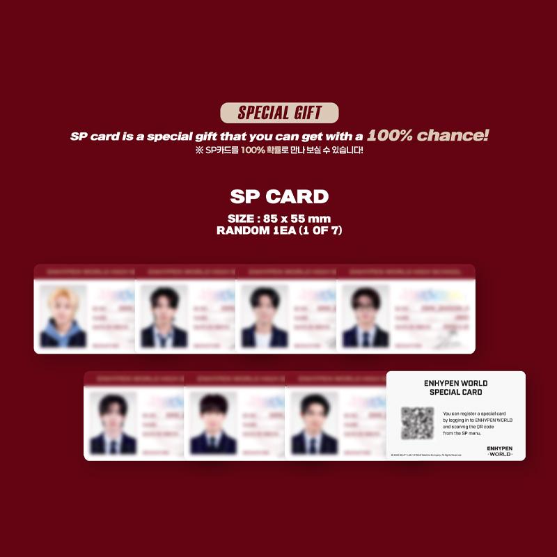 [PRE ORDER] ENHYPEN WORLD High School Coupon Card SPECIAL Ver.