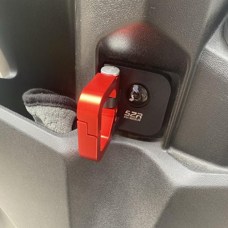 Aluminum CNC Helmet Hook Yamaha QBIX125 Motorcycle Detachable Split Mount Bracket In Red Blue Black Orange