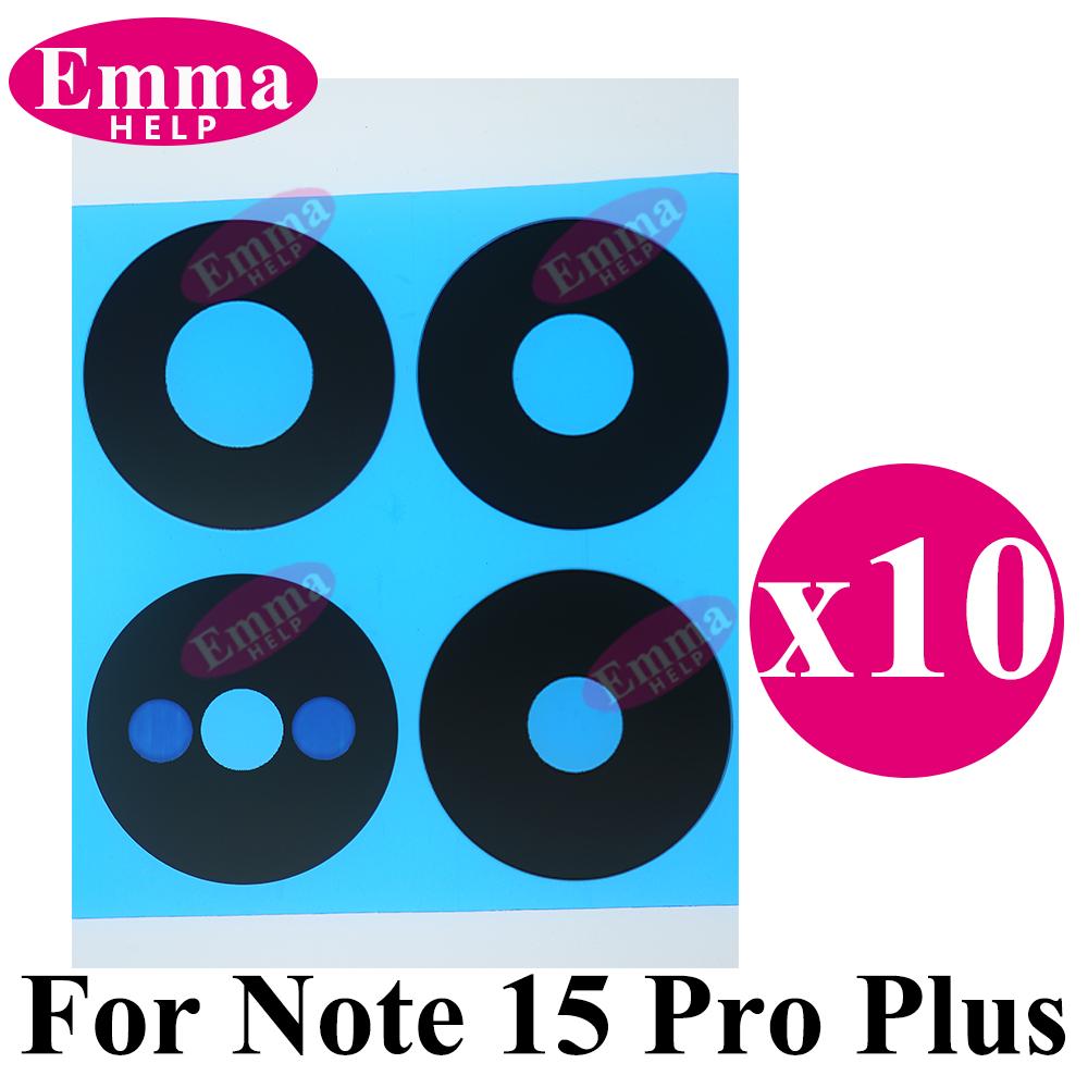 10x Rear Back Camera Glass Lens for Xiaomi Redmi Note 15 Pro Plus 5G Note 14 4G 13T 14T Pro Replacement + Adhesive Glue Sticker