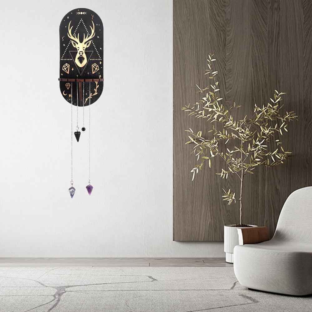 Kryształowa półka ekspozycyjna Boho Półka ręczna Kamienie Duchowy wystrój do sypialni, salonu, jadalni i ściany recepcji