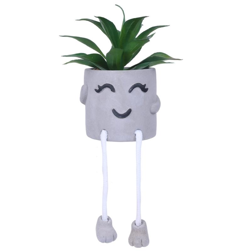 

Artificial Plant Artificial Succulents with Hanging Leg Artificial Plant Succulents Potted Plant Decorative Plant 1