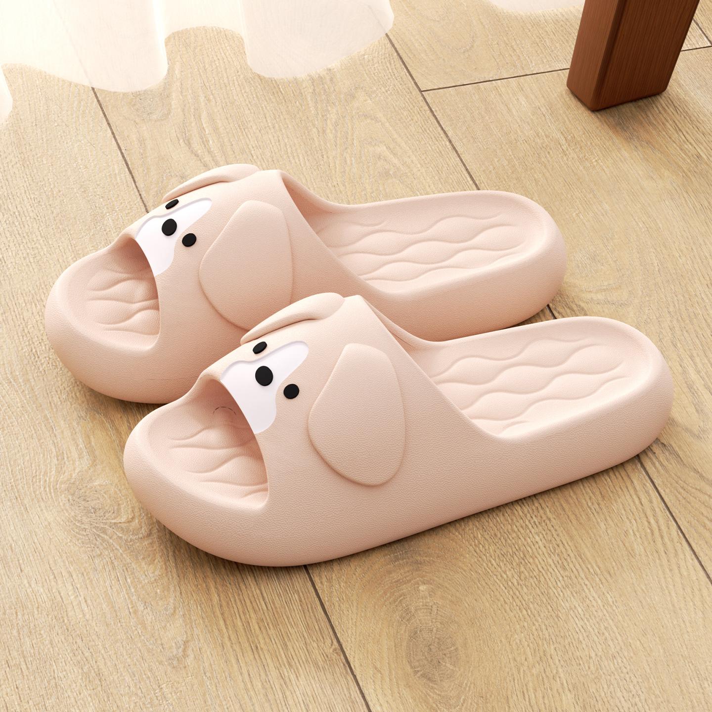 

Жіночі домашні капці Милі м які пляжні шльопанці Зручні нековзкі капці Легкі Чоловічі капці для ванної 40-41 рожевий