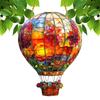 Hot Air Balloon Sun Catcher Acrylic Wall Hangable Colored Decor Indoor Window Decor Hangable Art for Indoor Outdoor