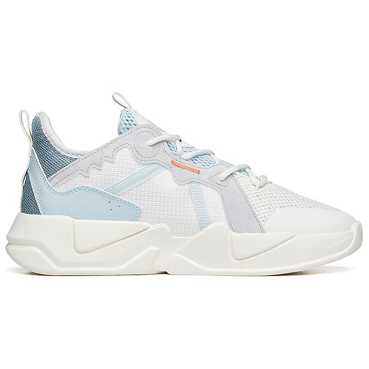 ANTA Life Collection Casual Shoes Men's Low Top Ivory White/Illusion Blue/Wall Gray 112238083-5