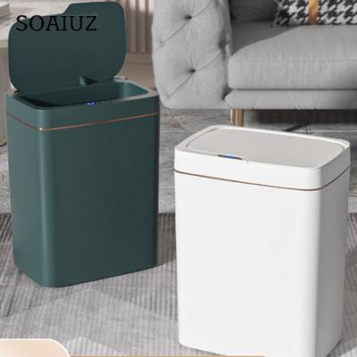 Automatische Induktion Hotel Badezimmer Klassifizierung Mülltonne Haushalt Küche Naht mit Abdeckung Müll Lagerung Bin Praktische Möbel