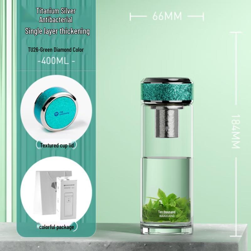 Vientiane Antibacterial High Borosilicate Glass Cup