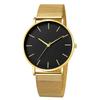 Geneva Ultra-Thin Men's Minimalist Mesh Band Watch