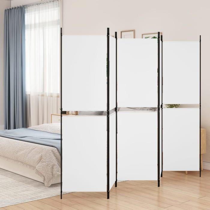 VidaXL Cloison de Séparation 5 Panneaux Séparateur de Pièce Pliable Diviseur Écran d'Intimité Paravent Décoration Salon 350218