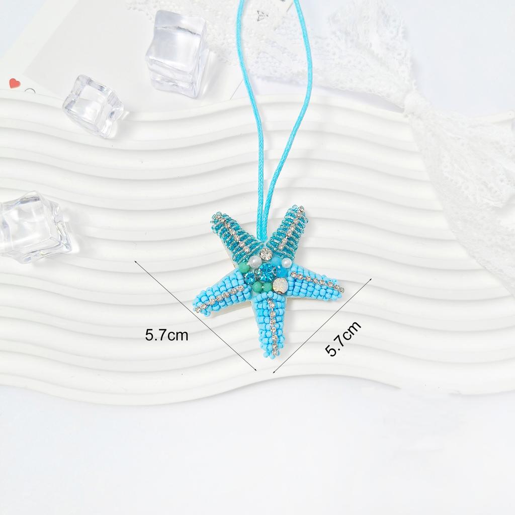 5-10cm Rhinestone Patch Starfish Pendant Sea Horse Patch For Bag Decoration Accessories Personalized Gifts Clothing Applique