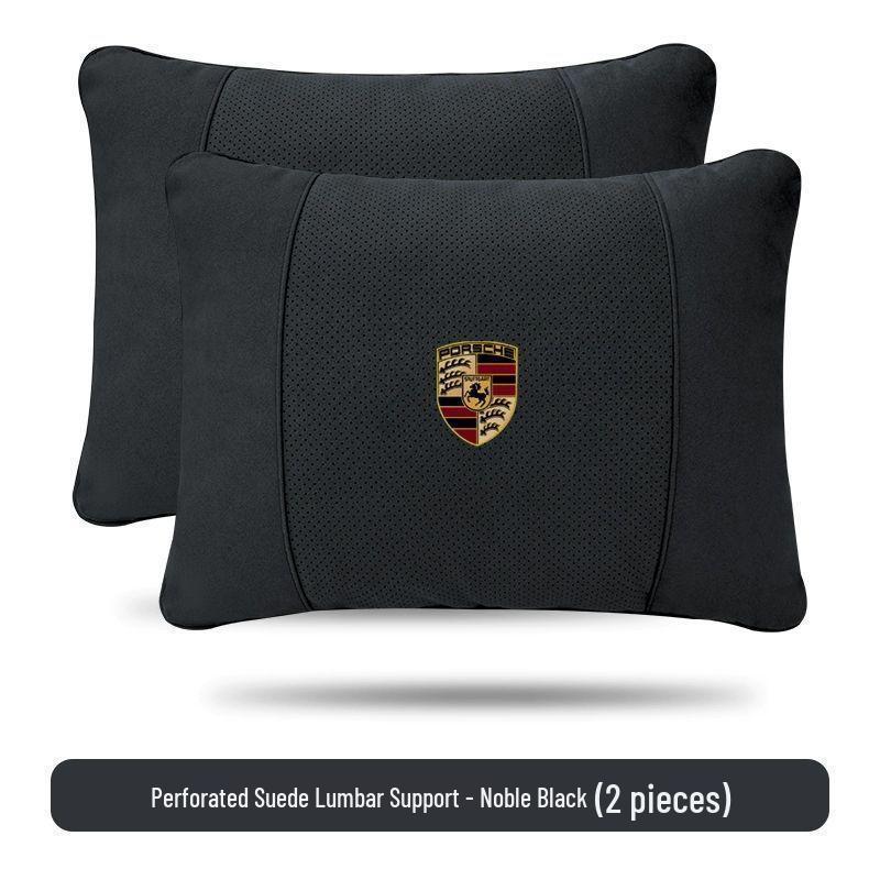 Almohada de apoyo para el cuello y la zona lumbar del reposacabezas del Porsche Macan/Cayenne: Compatible con 718, Panamera, 911