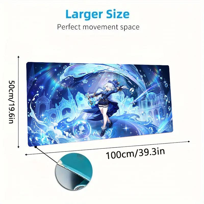 Magical Water Fantasy Large Size Mouse Pad Large Gaming Table Cushion Nonslip Laptop Tablet Big Mousepad Xxl Mat Mini Pc Playmat With Lock Edge