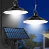 Solar Pendant Light IP65 Waterproof Led Solar Powered Lamp with Remote Control Chandelier Camping Outdoor Garden Hanging Lights