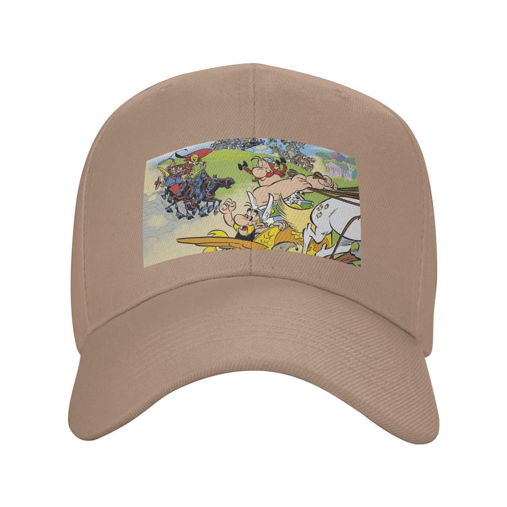 Casquettes de Baseball Unisexes Astérix Et Obélix Idéfix Streetwear d'Extérieur Casquettes de Baseball Sportives d'Été Casquette Hip Hop Casquette Chapeaux