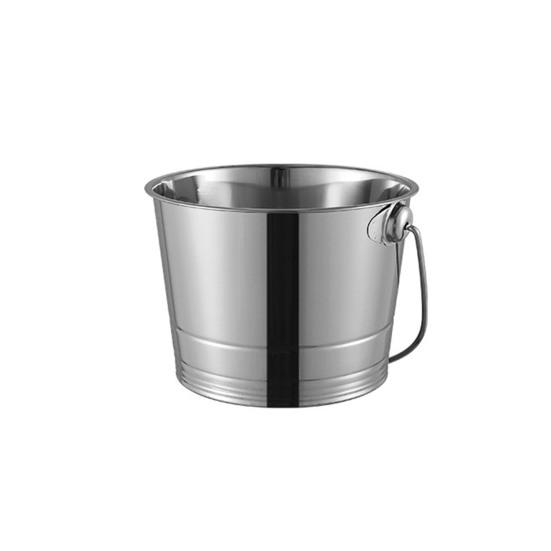 Yousheng Stainless Steel Ice Bucket, with Handle Portable Beverage Tub, Mirror Polished Durable Ice Tub, for Bars Parties KTV Beverage