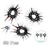 59 Pcs Auto Car Plug Circuit Board Wire Harness Terminal Extraction Pick Connector Crimp Pin Back Needle Remove Tool Set