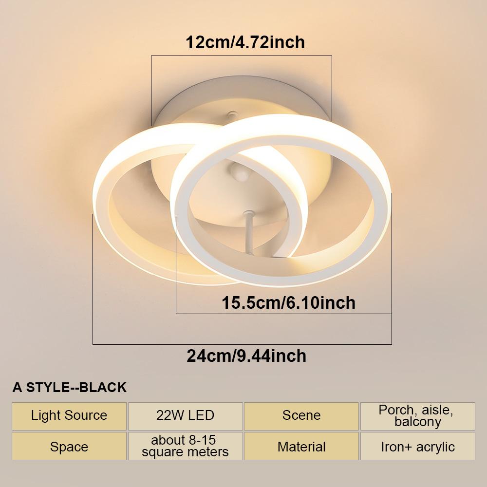 LED Aisle Ceiling Lamp Modern Style Ceil Hallway Balcony Bedroom LivingRoom Home Indoor Lighting DiningRoom Lights Office Lustre
