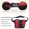 Kaiers Park Golf Waist Bag Lightweight Sports Waist Bag with Double Ball Clip Park Ball Comes with Cleaning Towels Water Bottle