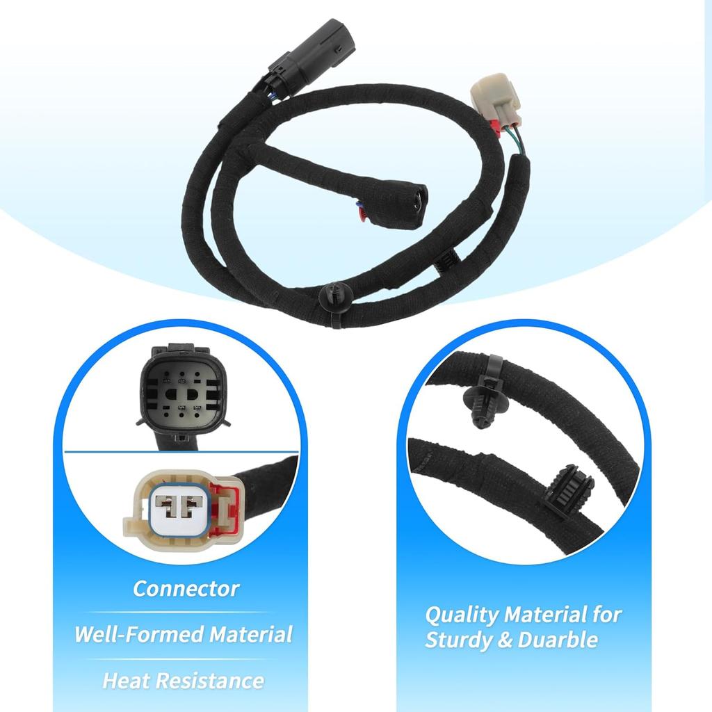 No.ML3Z-14A411-F Driver Side Bed Lamp Wiring Harness Jumper Assembly for Ford F-150 2021-2023 Rear Trunk/Cargo Box Lighting Harness