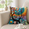 PNaive arts Cushion Cover Soft  Washable Pillow Covers Suitable for Sofa Bed Travel Office Scenarios