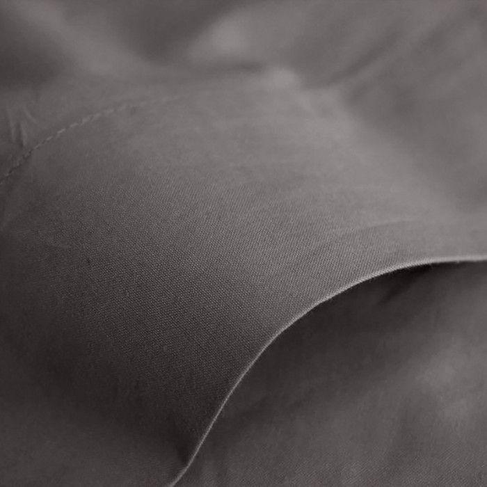 Drap plat "Prémium" pour lit 1 place &amp; 2 places - Prémium Ardoise - 180 x 290 cm pour lit 1 place
