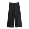 Women Fashion Two Piece Set Pink Tank Tops & Straight Leg Pants Vintage V-Neck Single Breasted Female Chic Pants Suit