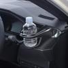 Tsuchiya Yac Harrier 80 Series Vehicle-Specific Air Conditioner Drink Holder - Driver Side - Black/Silver - SY-HR11