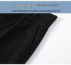 2026 Spring High-Waisted Wide-Leg Washed Cotton Straight Pants for Women, Floor-Length and Slimming